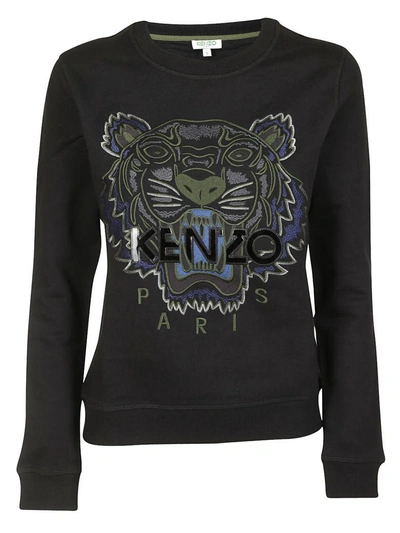 Kenzo Black  Tiger Sweatshirt