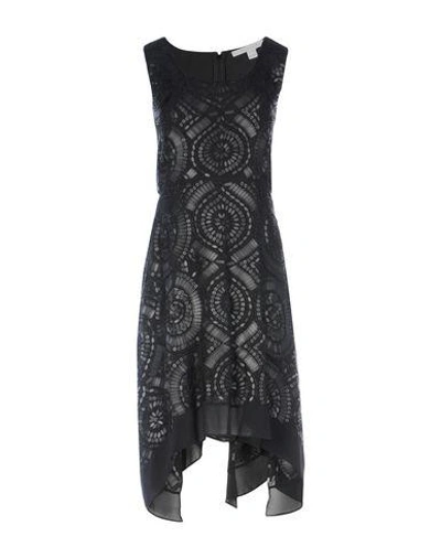 Diane Von Furstenberg Midi Dress In Black