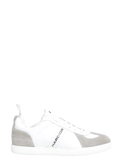 Dior Leather Sneakers In Bianco