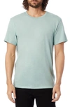 Alternative Solid Crewneck T-shirt In Faded Teal