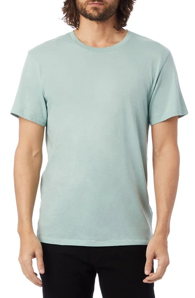 Alternative Solid Crewneck T-shirt In Faded Teal