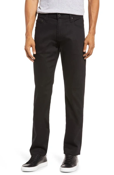 Ag Tellis Stretch Corduroy Jeans In Sulfur Pure Black