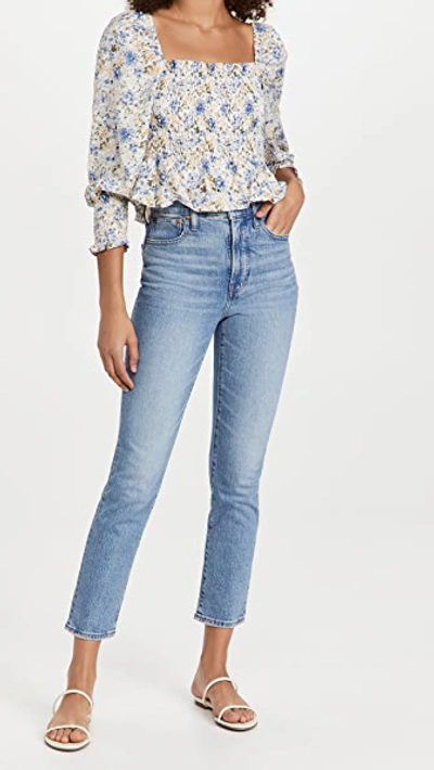Madewell The Perfect Vintage Jean In Banner Wash In Blue