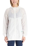 Modern Eternity Waterproof 3-in-1 Maternity Windbreaker In Eggshell