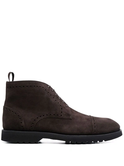 Tom Ford Sean Suede Desert Boots In Chocolate