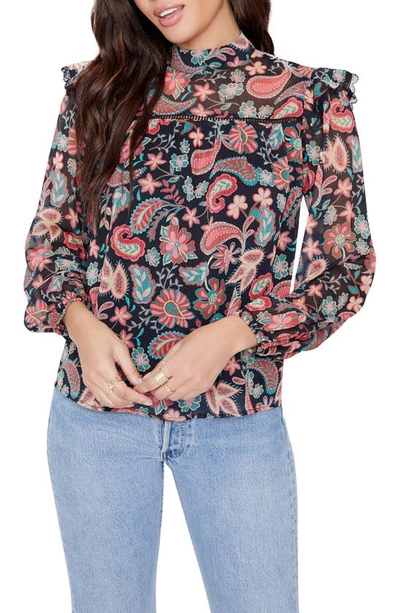 Lost + Wander Love Story Floral Top In Red