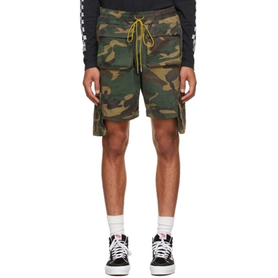 Rhude Ssense Exclusive Brown Camo Cargo Shorts