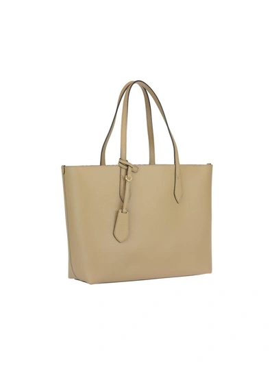 Burberry Shopper Bag In Mid Camel