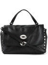 Zanellato Small 'postina' Satchel In Black