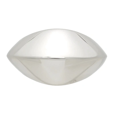 Lemaire Silver Drop Ring In 927 Silver