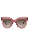 Celine 47mm Gradient Butterfly Sunglasses In Shiny Violet