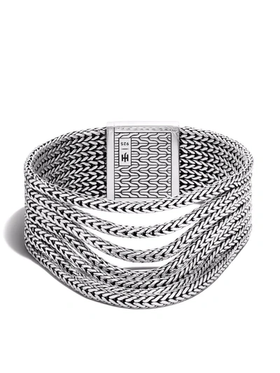 John Hardy Sterling Silver Classic Chain Multi-row Bracelet