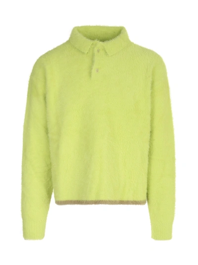 Jacquemus Relaxed Fit Sweater In Green