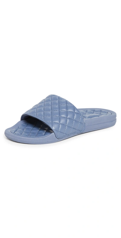 Apl Athletic Propulsion Labs Apl Lusso Slide Sandals In Blue