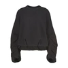 Dries Van Noten Womens Black Ruched Cotton-jersey Sweatshirt Xs