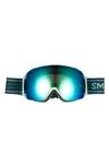 Smith I/o Mag™ Snow Goggles In Bermuda Stripes Green Mirror