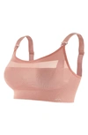 Cache Coeur Maternity/nursing Sports Bra In Pink