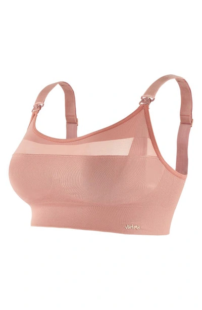 Cache Coeur Maternity/nursing Sports Bra In Pink