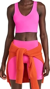 Alo Yoga Real Sports Bra In Neon Pink