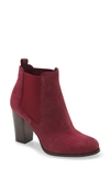 Michael Michael Kors Lottie Chelsea Boot In Dark Berry