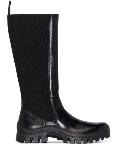 Atp Atelier Black Bitono Knee-high Boots