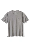 Tommy Bahama Bali Beach Crewneck T-shirt In Silver Streak