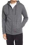 Ugg Gordon Zip Hoodie In Charcoal Heather