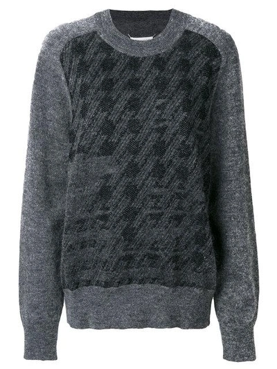 Maison Margiela Classic Embroidered Sweater - Grey