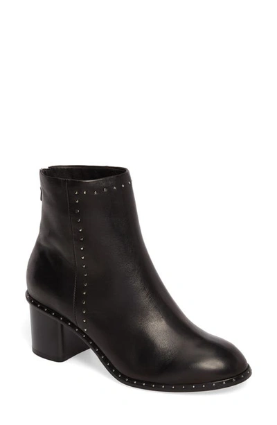 Rag & Bone 'willow' Studded Bootie In Black/ Black Leather