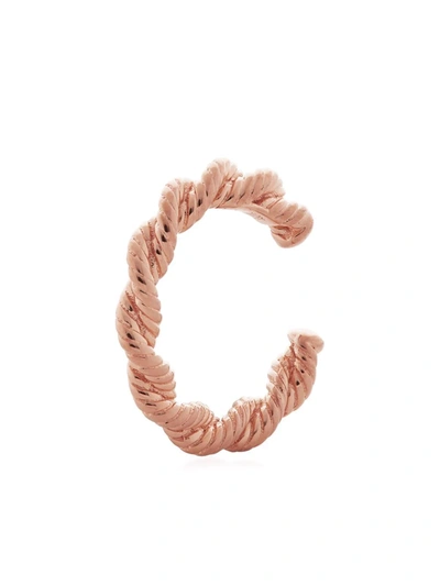 Monica Vinader Corda Ear Cuff In Rosa