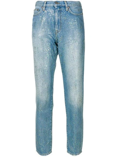 Mira Mikati High-rise Glitter Jeans - Blue