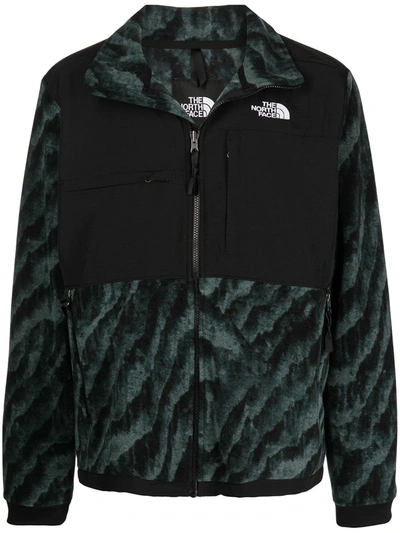 The North Face Denali 2 Logo-print Panelled Jacket In Green | ModeSens