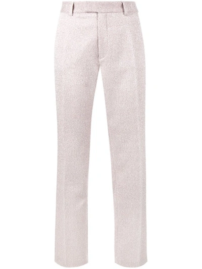 Jour/né Lurex Straight Trousers In Pink