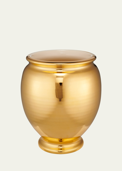 Aerin Introduction Siena Small Vase In Gold