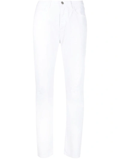 Icon Denim Naomi Straight-leg Jeans In White