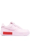 Nike Air Force 1 Leather Sneakers In Pink
