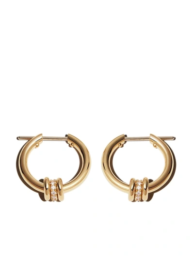 Spinelli Kilcollin 18kt Yellow Gold Ara Diamond Hoop Earrings