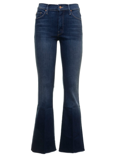 Mother High-rise Flared Jeans In Black