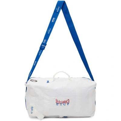 Ader Error White Camper Edition Small Logo Duffle Bag