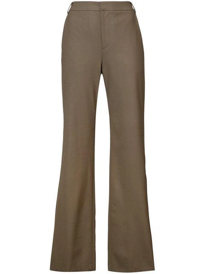 Adeam Pearl-look Button Trousers