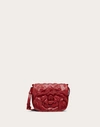 Valentino Garavani Atelier Rose 03 Edition Leather Rose Small Shoulder Bag In Red