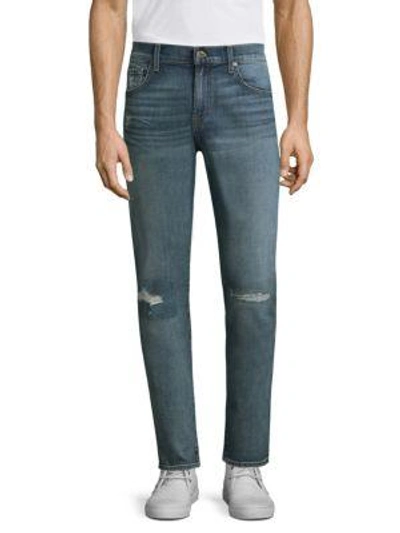 7 For All Mankind Paxtyn Clean-pocket Jeans In Westender