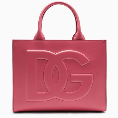 Dolce & Gabbana Fuchsia Medium Shopping Bag In Pink