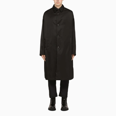 Prada Black Satin Coat