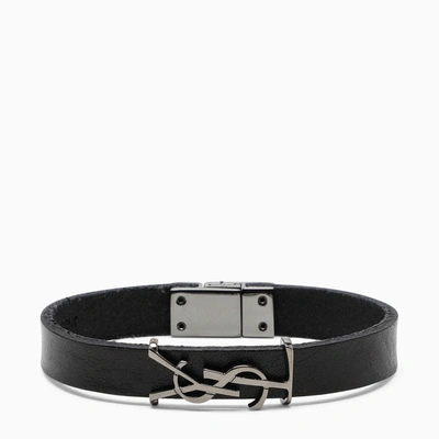 Saint Laurent Black Opyum Bracelet