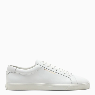 Saint Laurent White Andy Low Sneakers