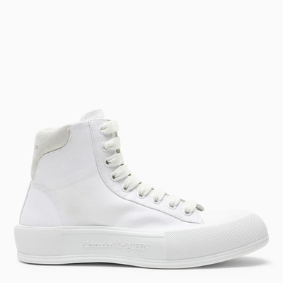 Alexander Mcqueen White High Sneakers