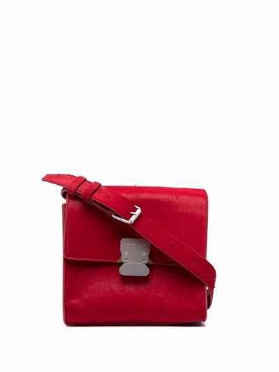 Alyx Ludo Leather Shoulder Bag In Red