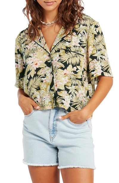 Volcom Can't Betamed Shirt In Tropical Print - Part Of A Set-multi