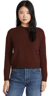 Nili Lotan Cashmere Boyfriend Sweater In Rust